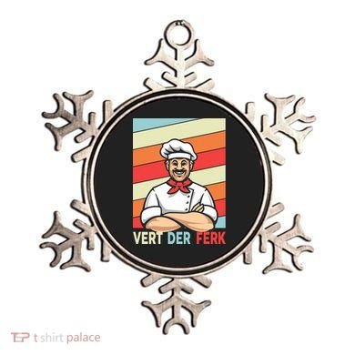 Vert Der Ferk Retro Poster Chef Ornament