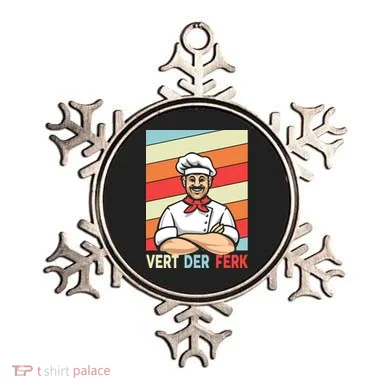 Vert Der Ferk Retro Poster Chef Ornament