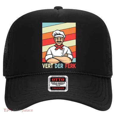 Vert Der Ferk Retro Poster Chef Hat