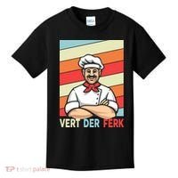 Vert Der Ferk Retro Poster Chef Kids T-Shirt thumb 0
