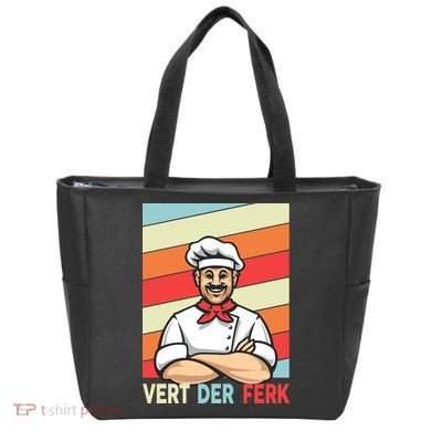 Vert Der Ferk Retro Poster Chef Tote Bag