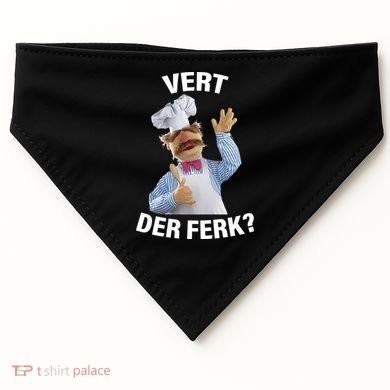Vert Der Ferk Swedish Chef USA-Made Doggie Bandana