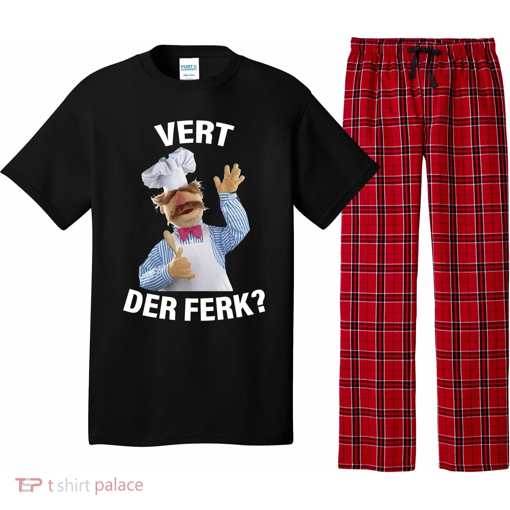Vert Der Ferk Swedish Chef Pajama Set