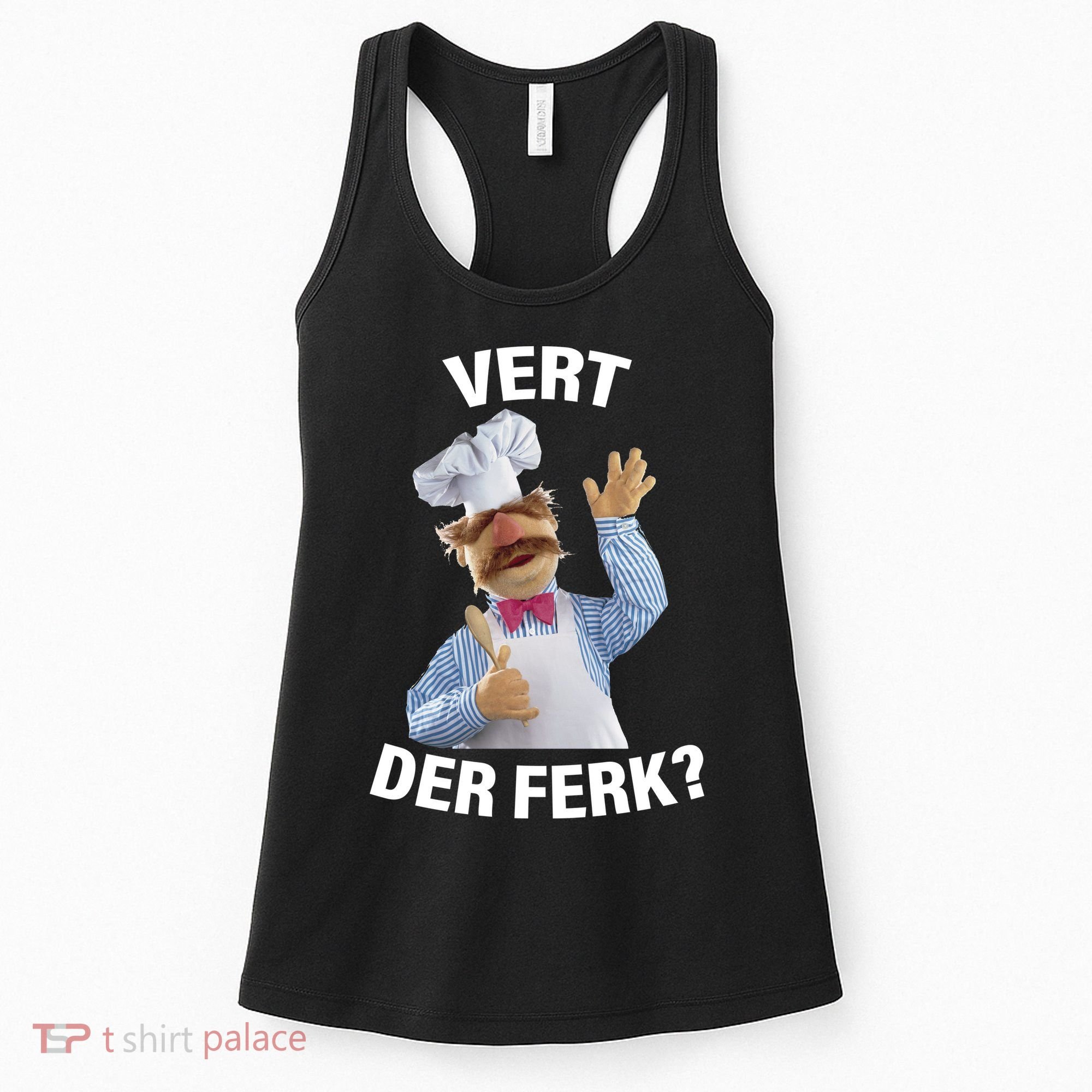 Vert Der Ferk Swedish Chef Women's Tank Top