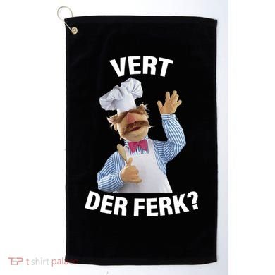 Vert Der Ferk Swedish Chef Golf Towel