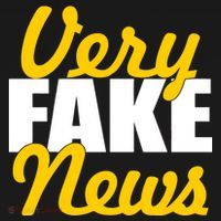 Very Fake News Black & Gold Script Bucket Hat thumb 4