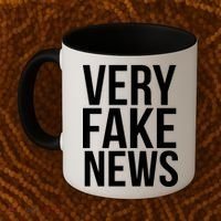 Very Fake News Funny Donald Trump Coffee Mug thumb 2