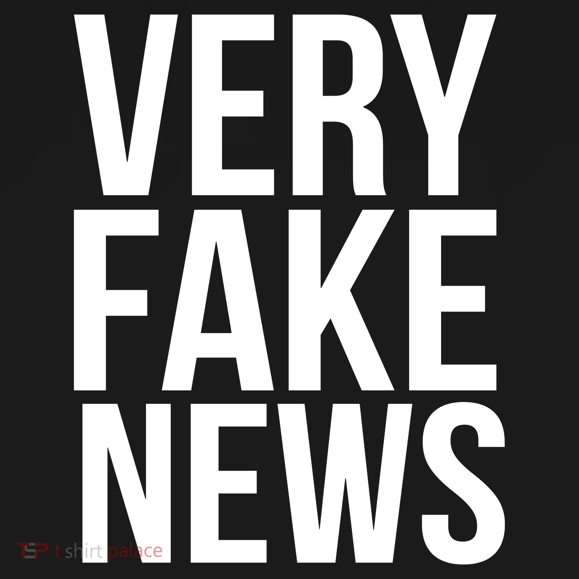 Very Fake News Funny Donald Trump Tank Top
