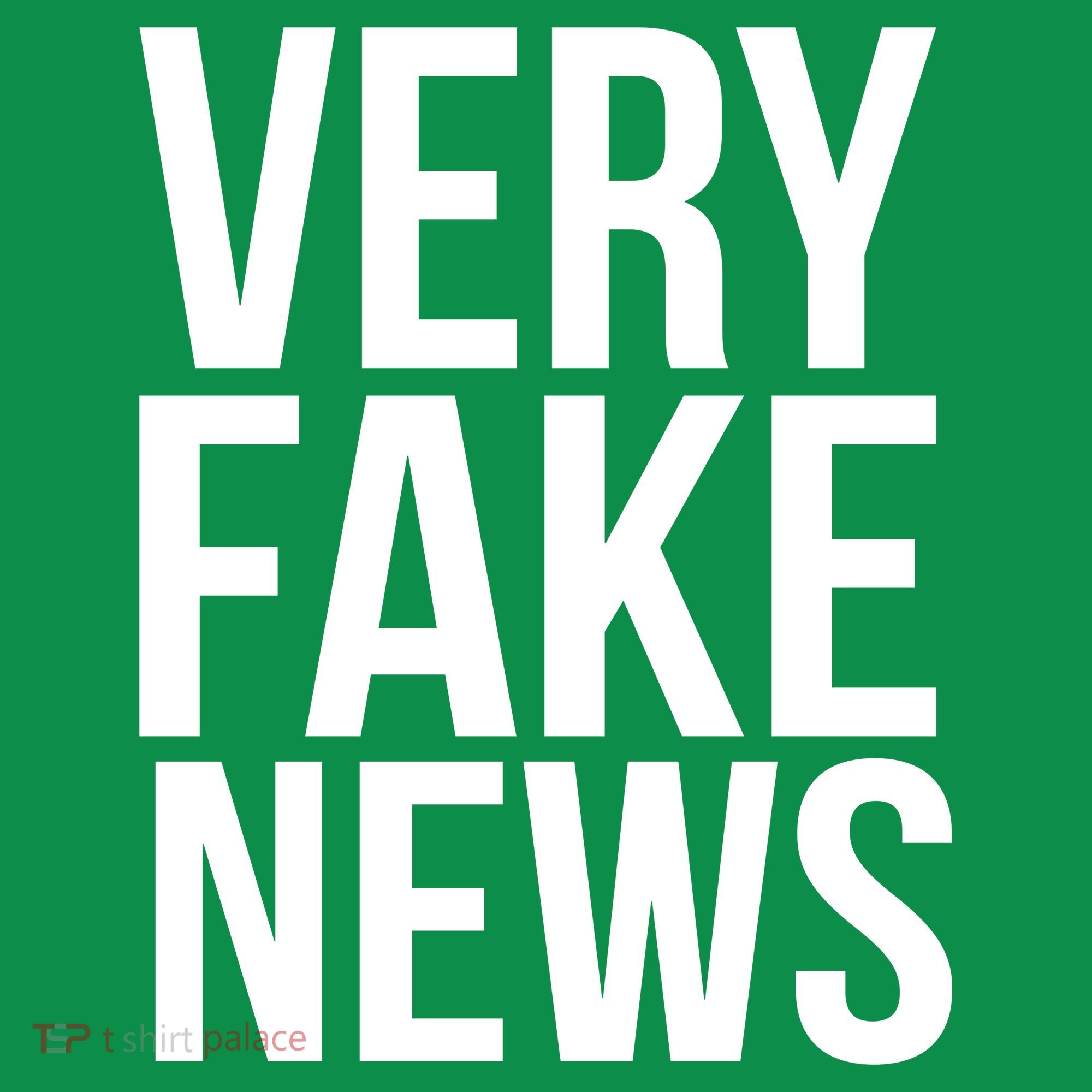 Very Fake News Funny Donald Trump Ornament