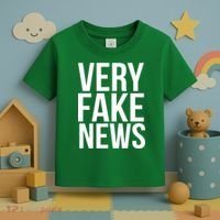 Very Fake News Funny Donald Trump Toddler T-Shirt thumb 3