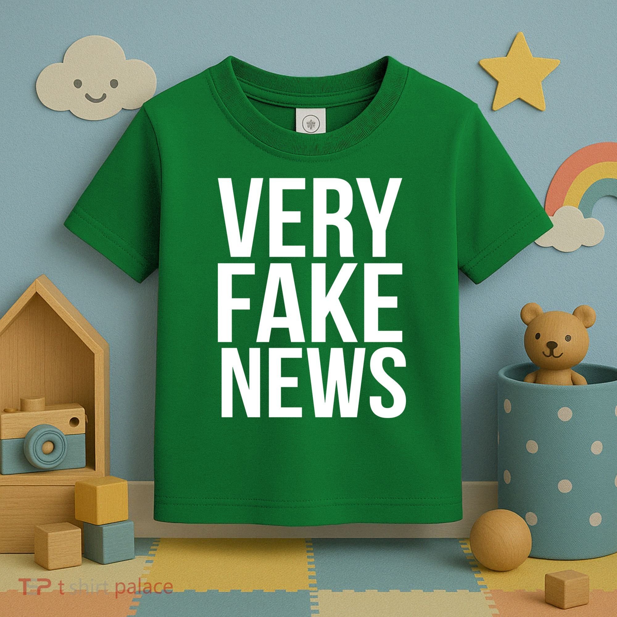 Very Fake News Funny Donald Trump Toddler T-Shirt