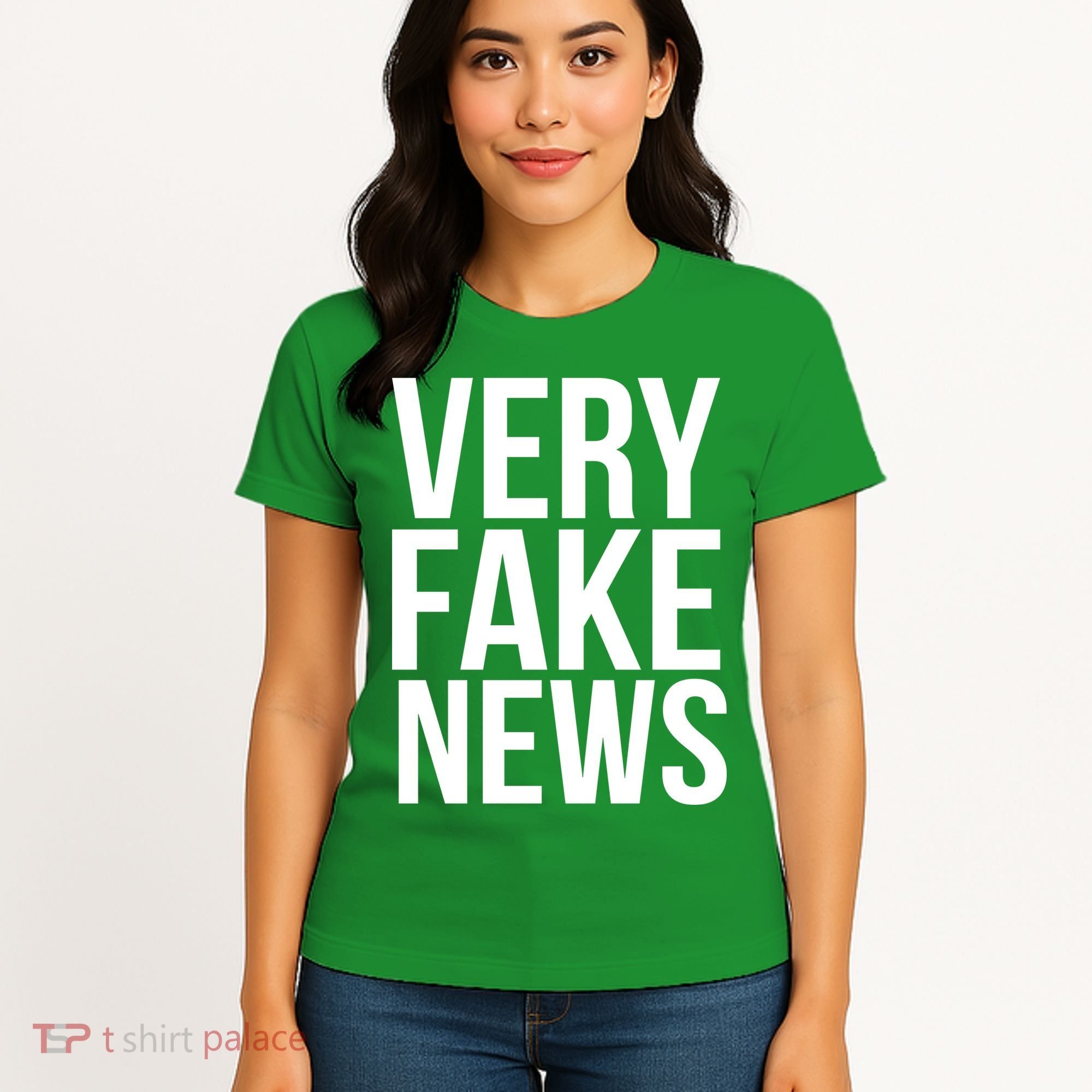 Very Fake News Funny Donald Trump Women's T-Shirt