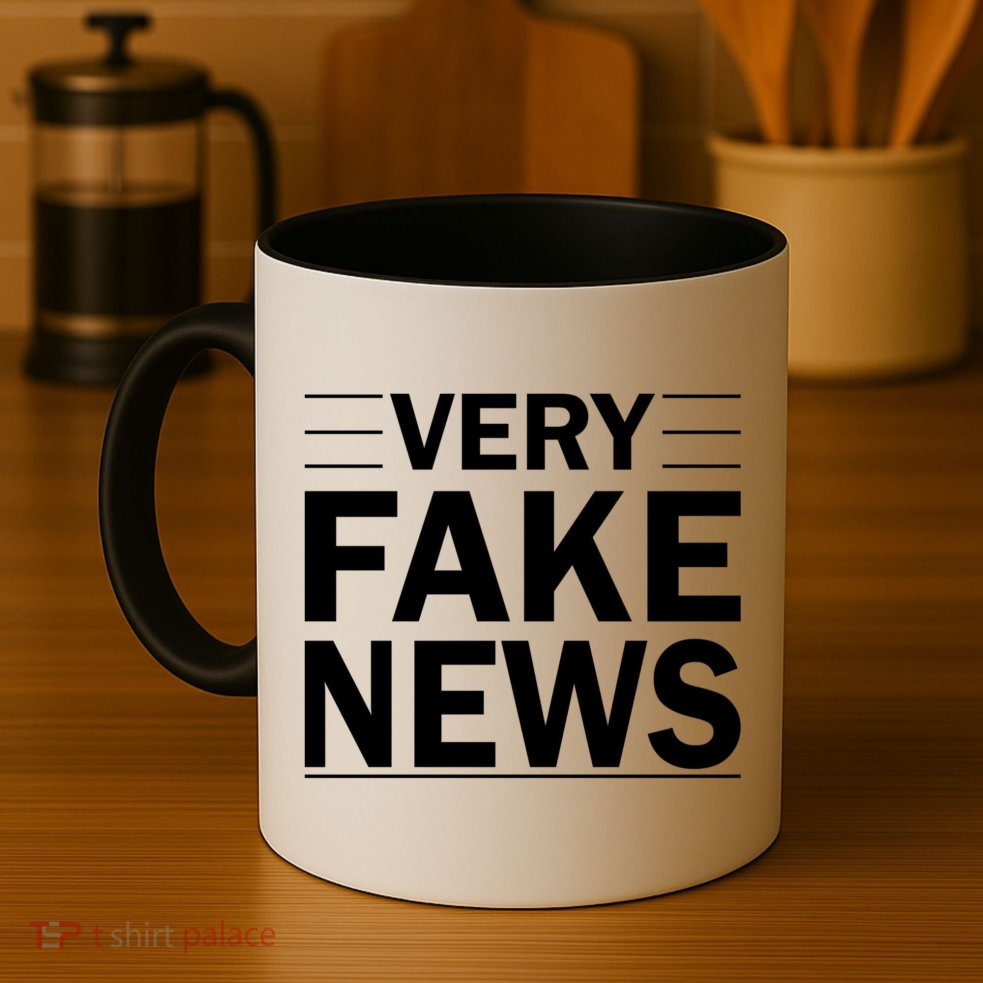 Very Fake News Funny Political Coffee Mug