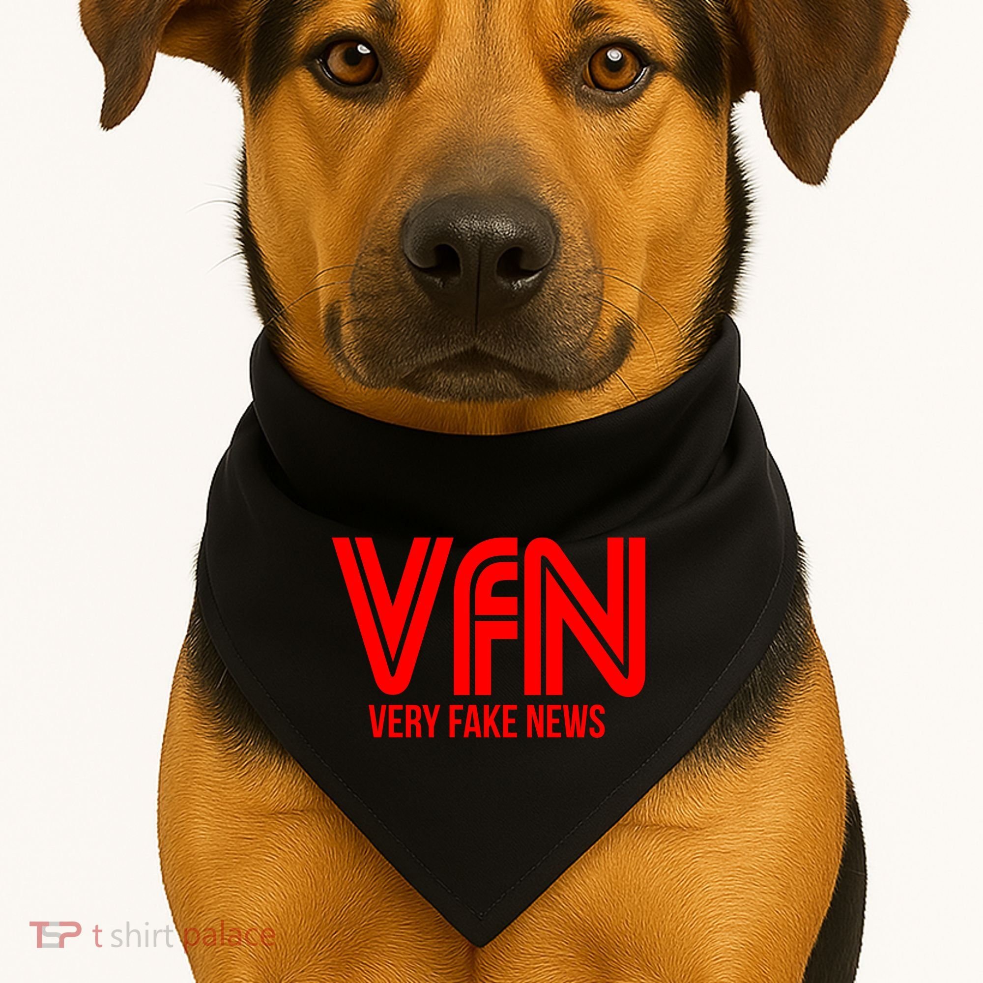 Very Fake News Network USA-Made Doggie Bandana