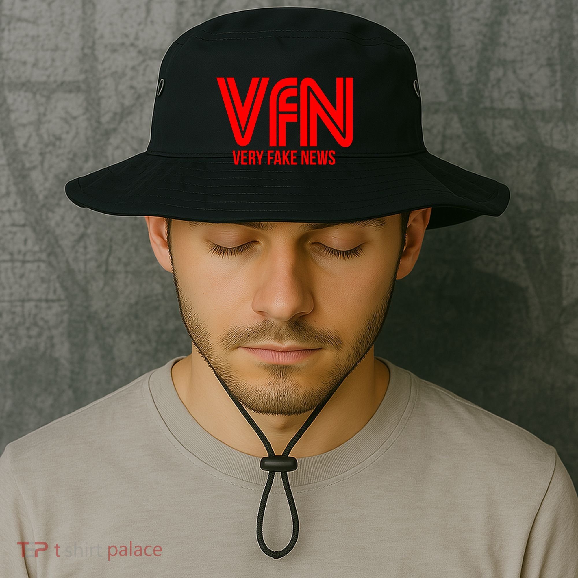 Very Fake News Network Bucket Hat