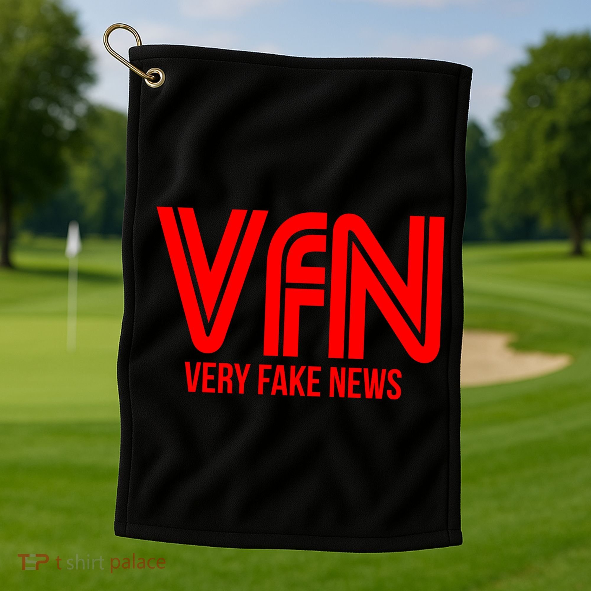 Very Fake News Network Golf Towel