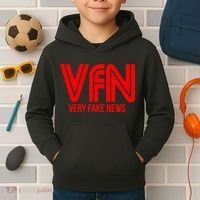 Very Fake News Network Kids Hoodie thumb 2