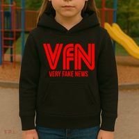 Very Fake News Network Kids Hoodie thumb 3