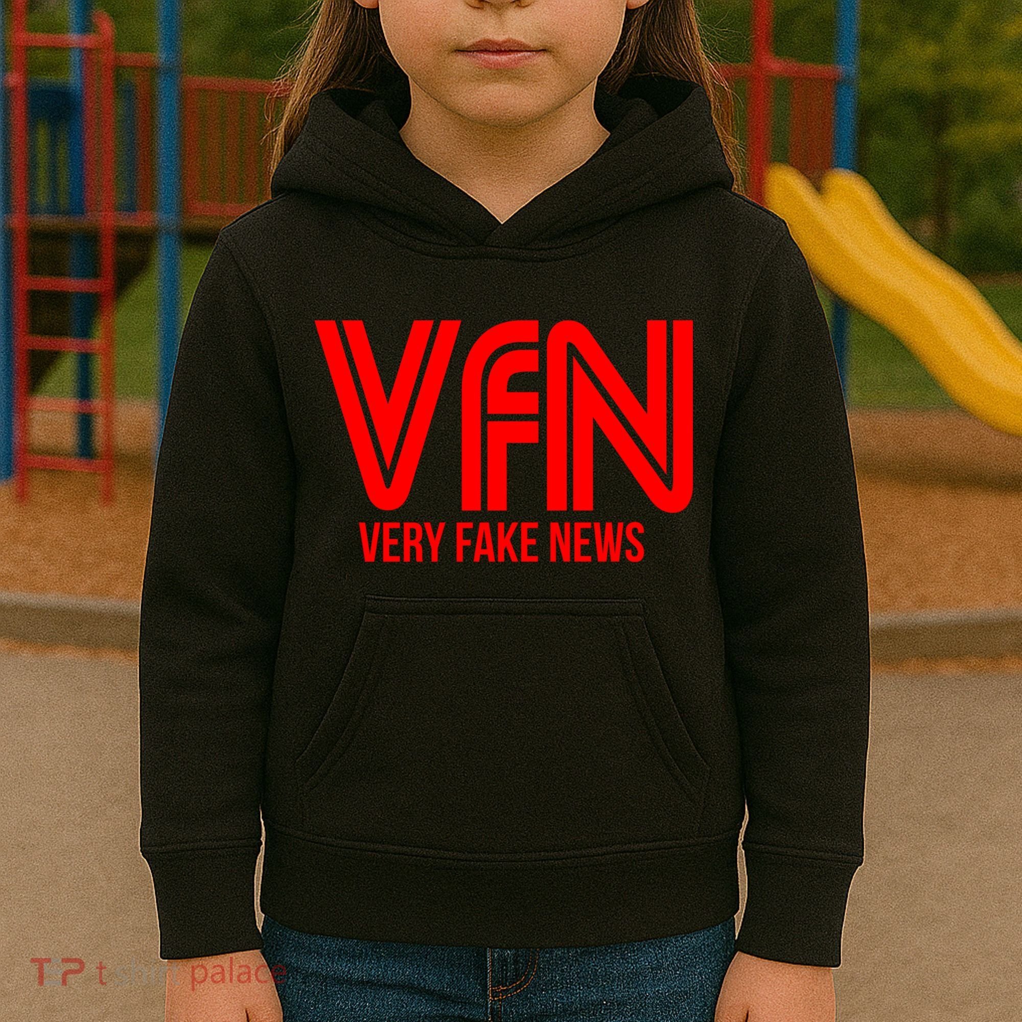 Very Fake News Network Kids Hoodie