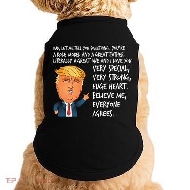 Very Special Dad Donald Trump Fathers Day Doggie Tank