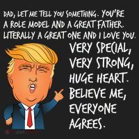 Very Special Dad Donald Trump Fathers Day Beanie thumb 2