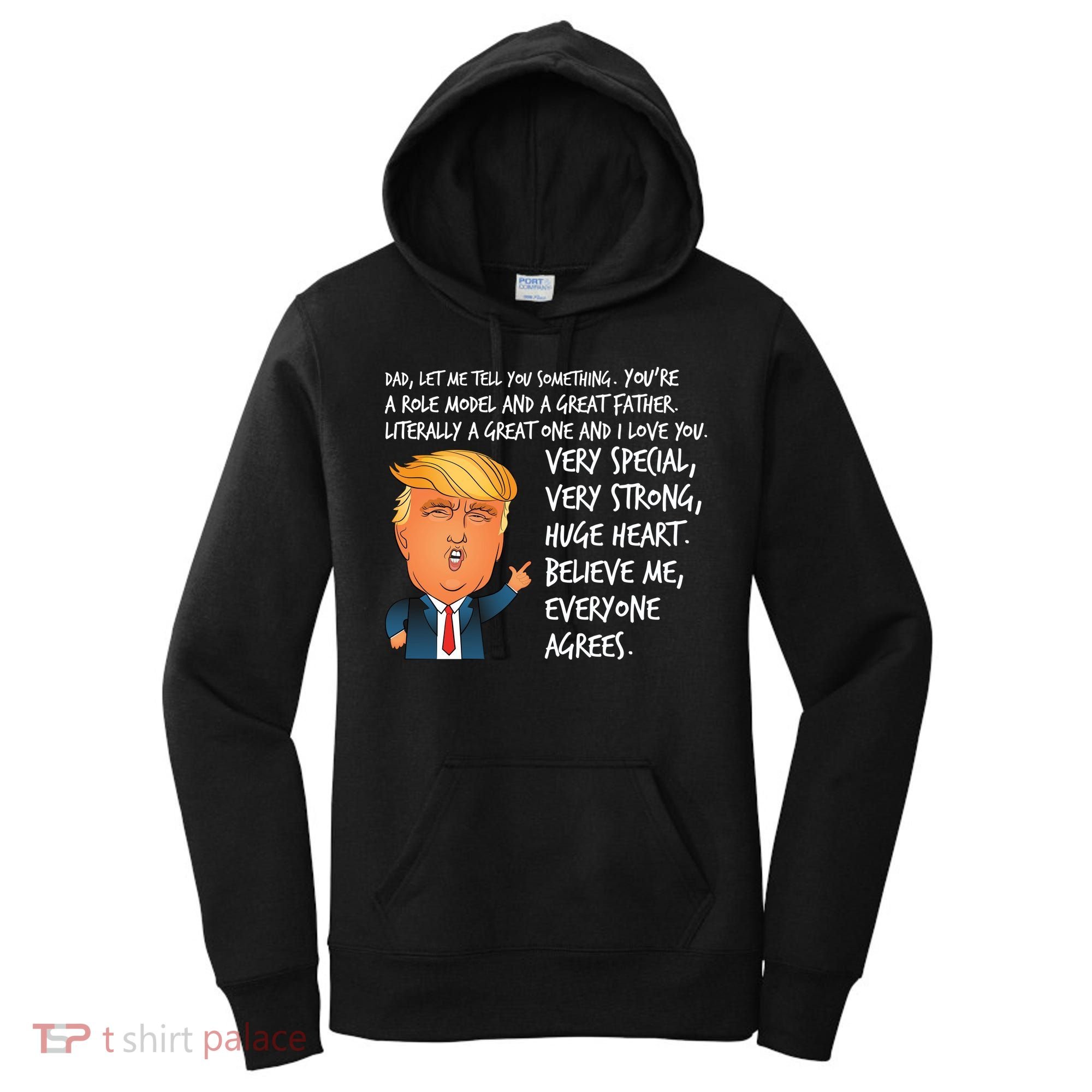 Very Special Dad Donald Trump Fathers Day Women's Hoodie