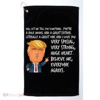 Very Special Dad Donald Trump Fathers Day Golf Towel thumb 0