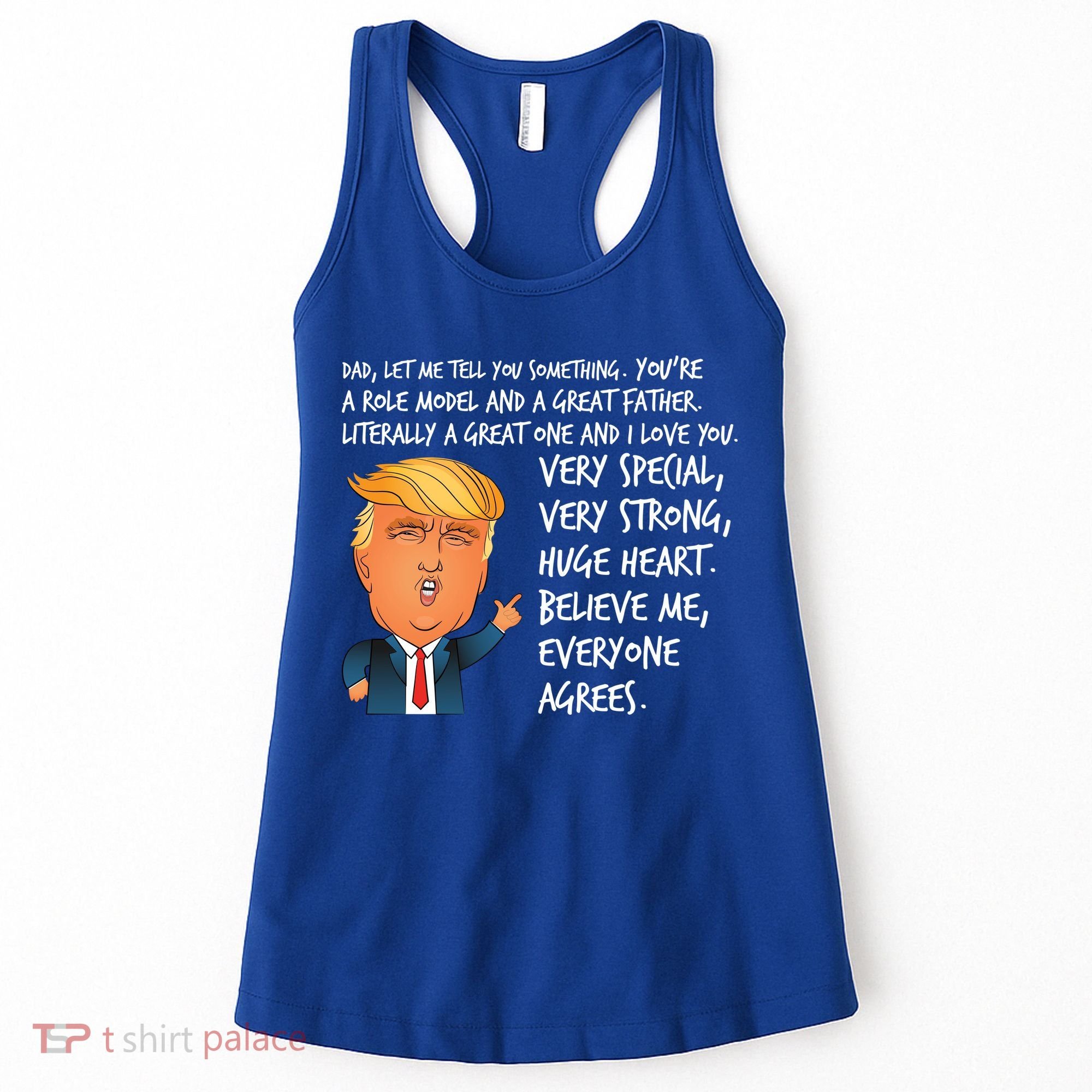 Very Special Dad Donald Trump Fathers Day Women's Tank Top