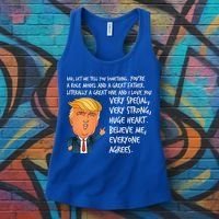 Very Special Dad Donald Trump Fathers Day Women's Tank Top thumb 3