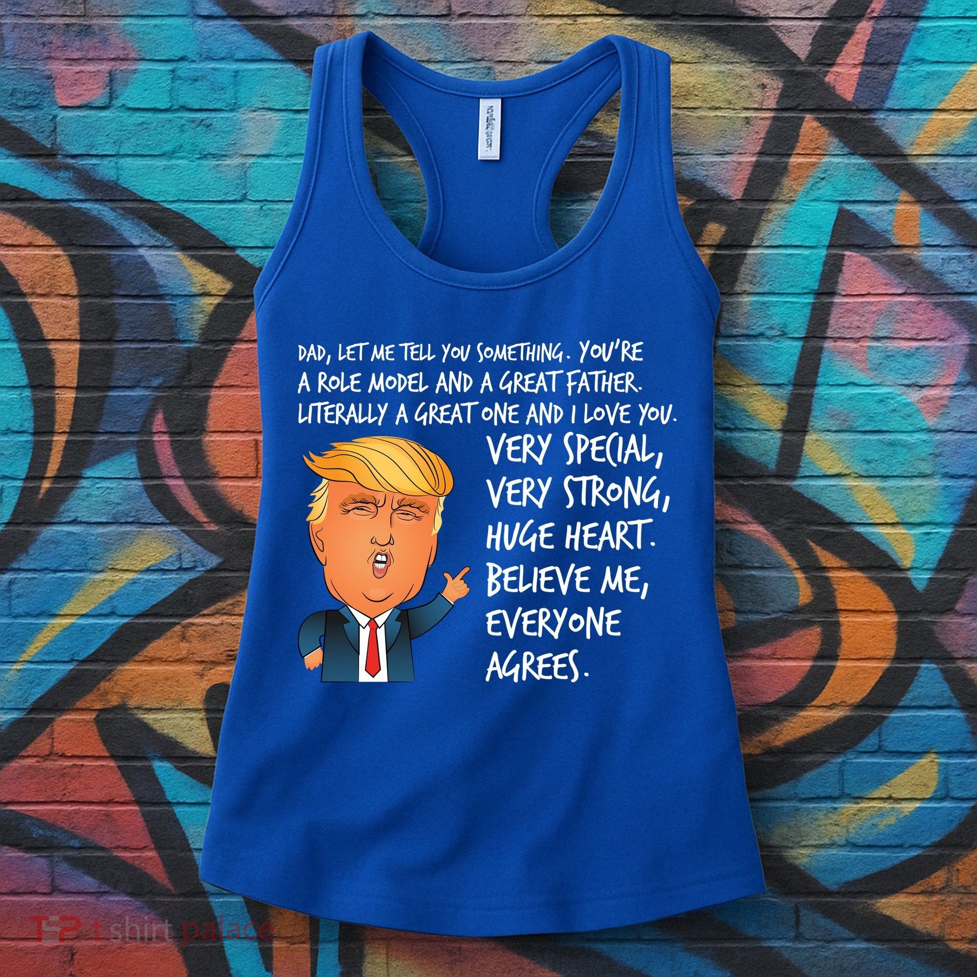 Very Special Dad Donald Trump Fathers Day Women's Tank Top