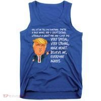 Very Special Dad Donald Trump Fathers Day Tank Top thumb 0