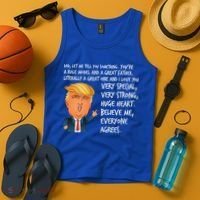 Very Special Dad Donald Trump Fathers Day Tank Top thumb 4