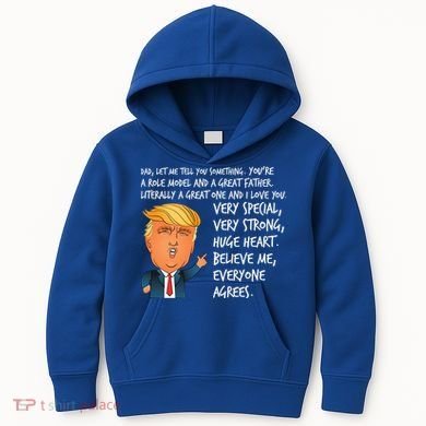 Very Special Dad Donald Trump Fathers Day Kids Hoodie