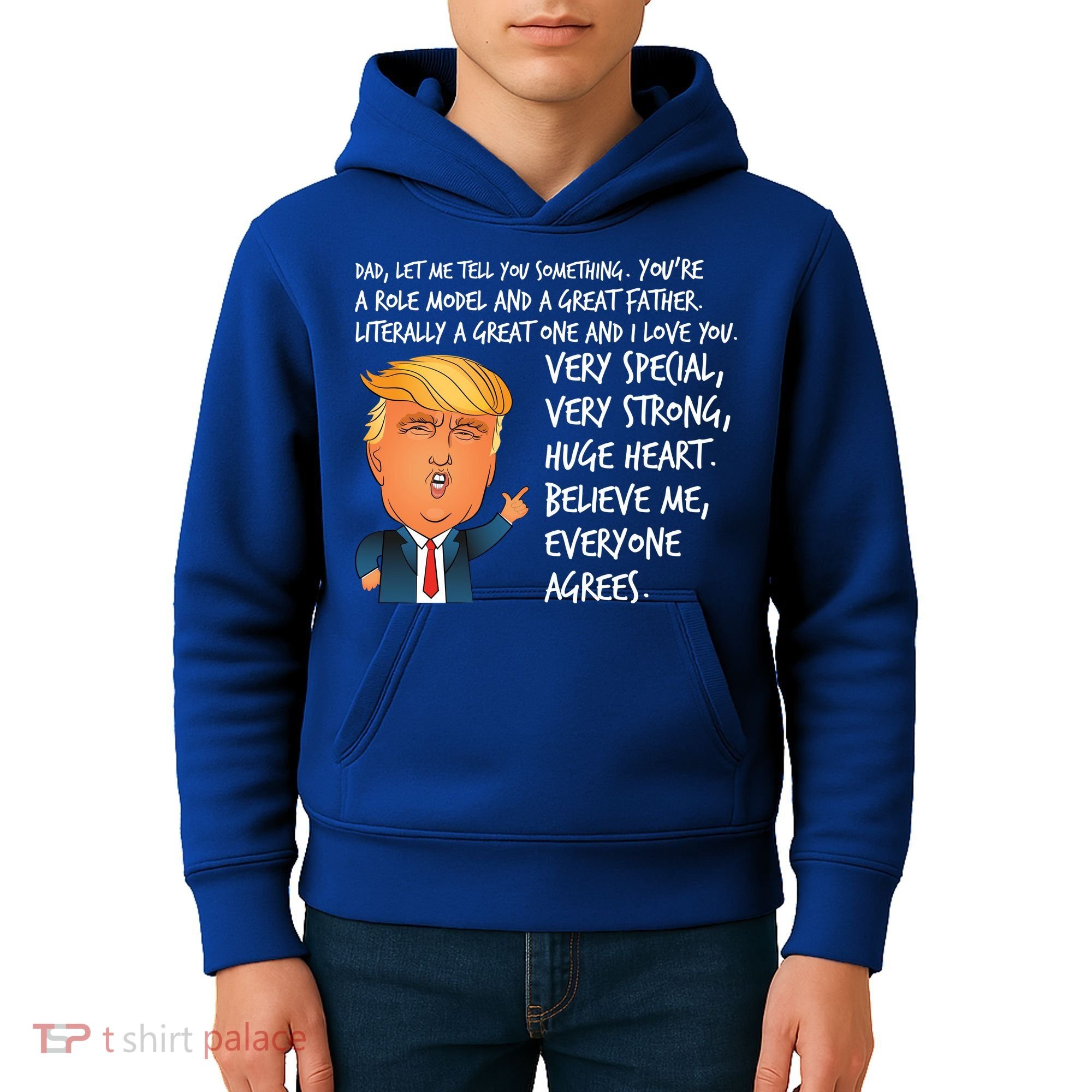 Very Special Dad Donald Trump Fathers Day Kids Hoodie