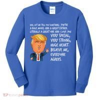 Very Special Dad Donald Trump Fathers Day Kids Long Sleeve Shirt thumb 0