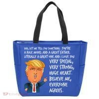 Very Special Dad Donald Trump Fathers Day Tote Bag thumb 0