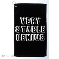 Very Stable Genius Golf Towel thumb 0