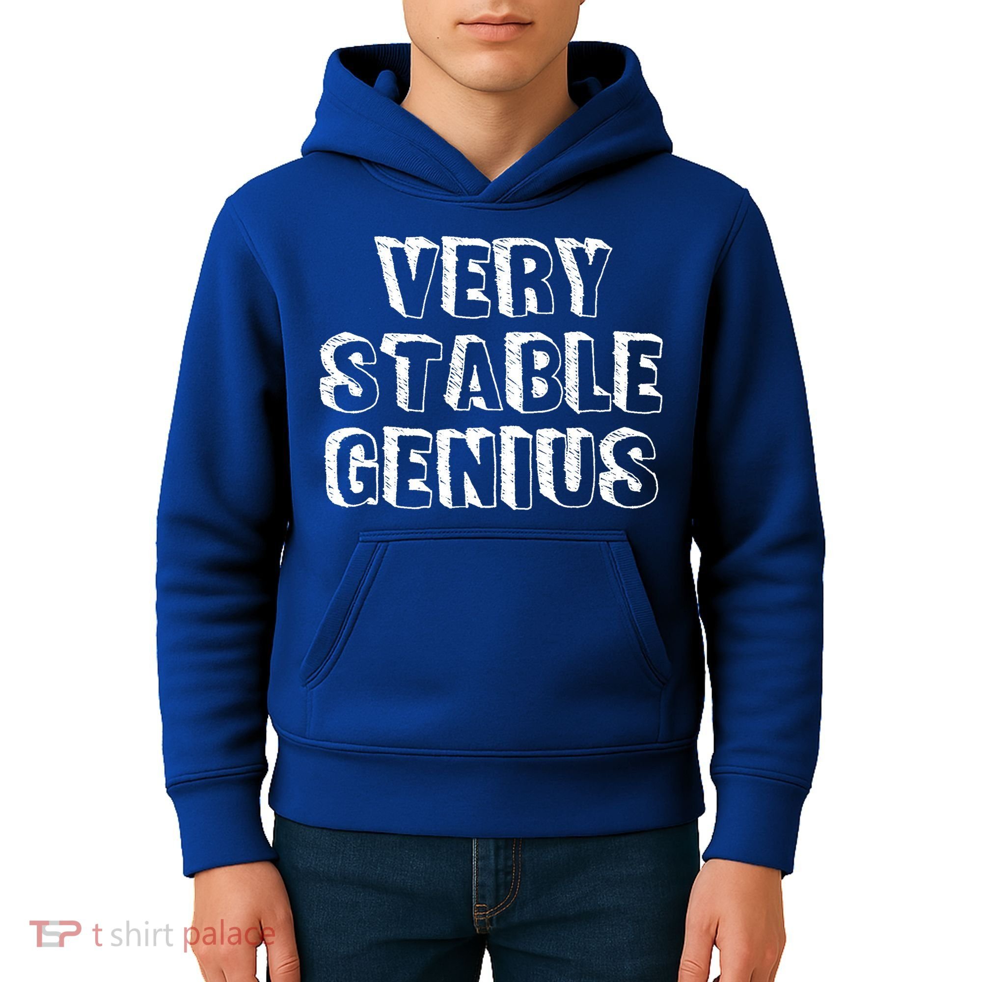 Very Stable Genius Kids Hoodie