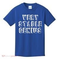 Very Stable Genius Kids T-Shirt thumb 0