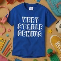 Very Stable Genius Kids T-Shirt thumb 3