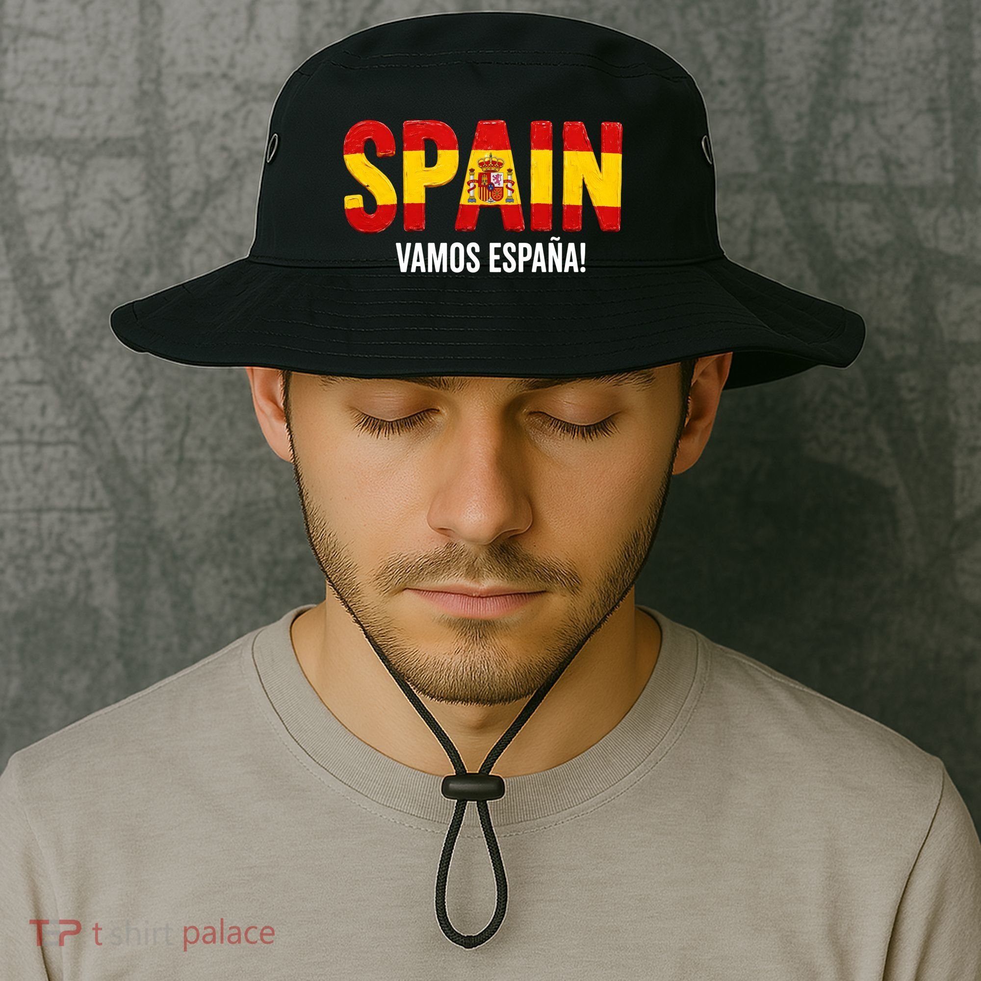 Vamos España! Spain Warm Up Soccer Espana Bucket Hat