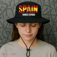 Vamos España! Spain Warm Up Soccer Espana Bucket Hat thumb 3