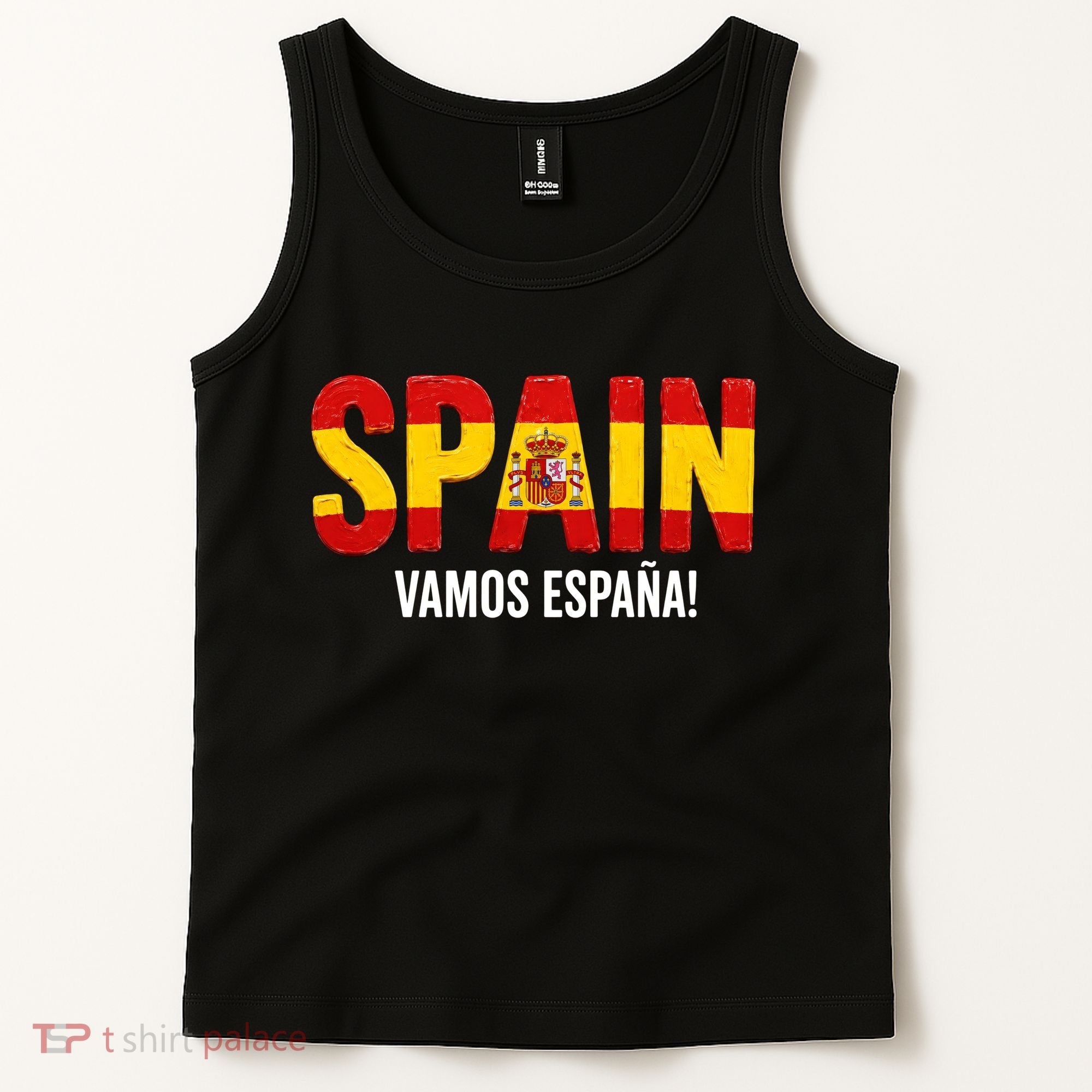 Vamos España! Spain Warm Up Soccer Espana Tank Top