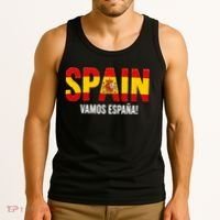 Vamos España! Spain Warm Up Soccer Espana Tank Top thumb 3