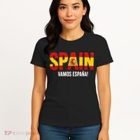 Vamos España! Spain Warm Up Soccer Espana Women's T-Shirt thumb 4