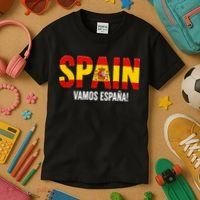 Vamos España! Spain Warm Up Soccer Espana Kids T-Shirt thumb 3