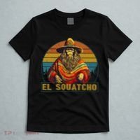Vintage El Squatcho Bigfoot Retro Saquatch T-Shirt thumb 5