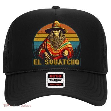 Vintage El Squatcho Bigfoot Retro Saquatch Hat