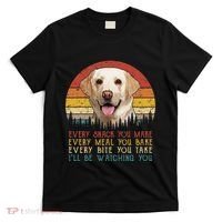 Vintage Every Snack You Make Dog Yellow Lab Retriever T-Shirt thumb 0