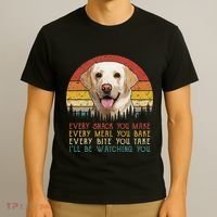 Vintage Every Snack You Make Dog Yellow Lab Retriever T-Shirt thumb 3